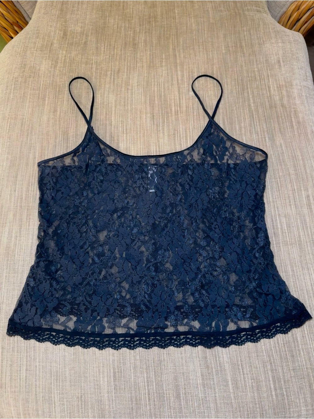 Vintage Victoria’s Secret Sheer Floral Lace Cami